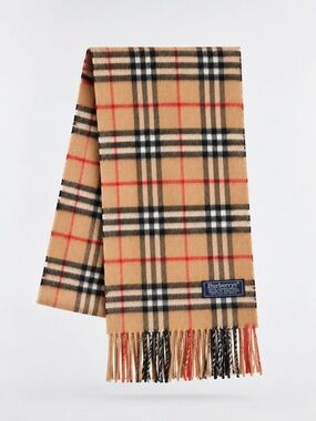Authentic Burberry Classic Nova Check Plaid Scarf